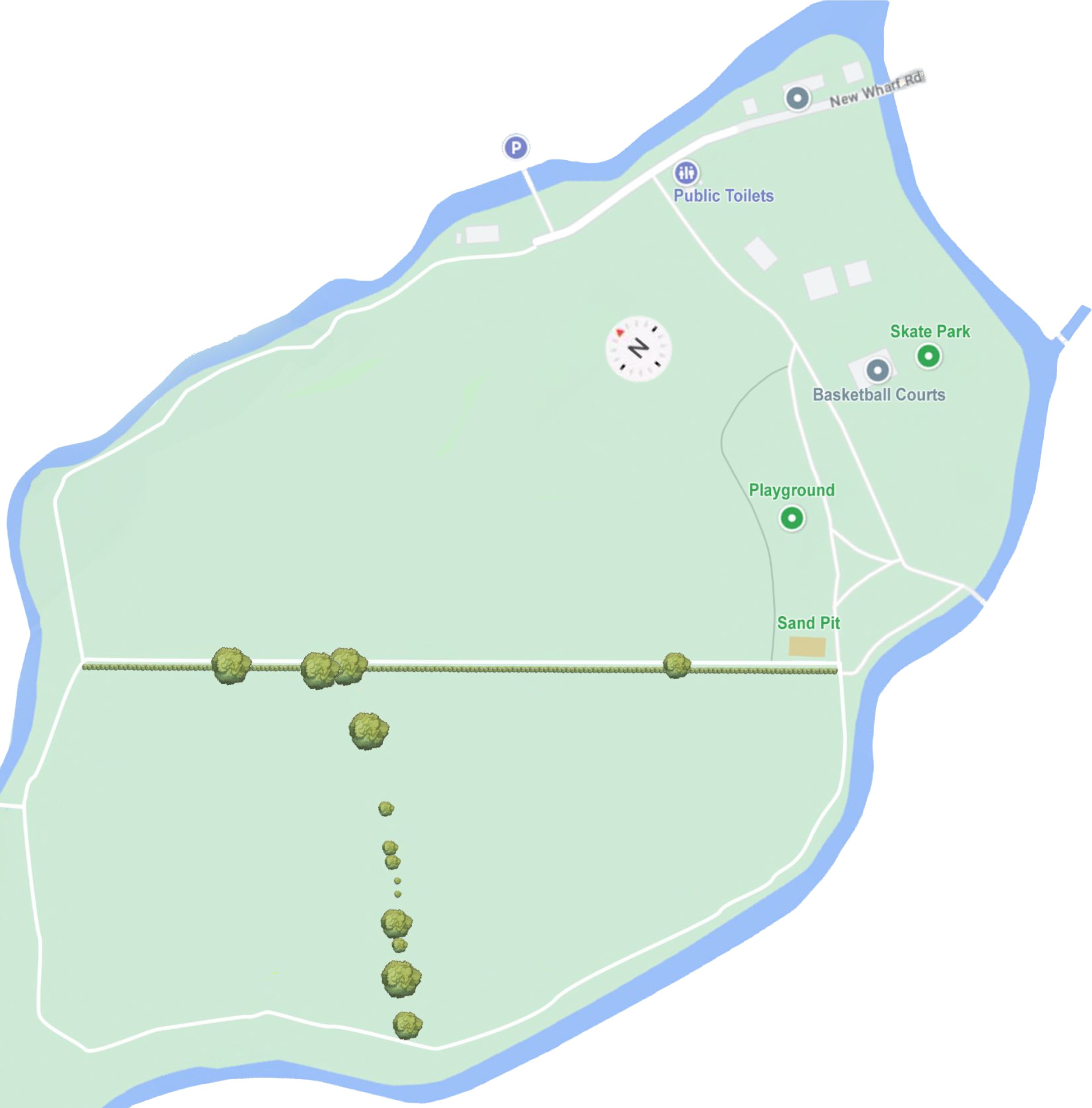 Map of Racecourse · Pitch Plan